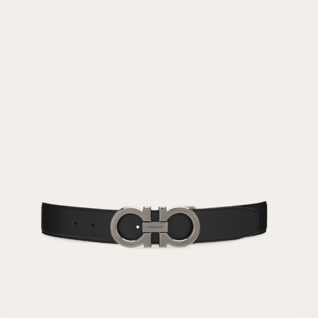 Ferragamo Gancini Belt - Black&Brown